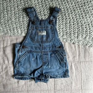 Oshkosh B’Gosh | Baby Girls Rainbows Overall Shorts | 9m